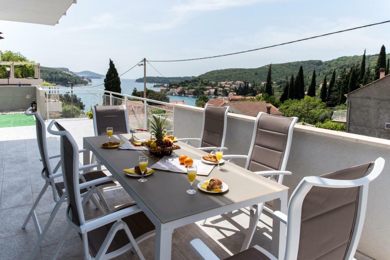 De Luxe Apartment Mediteran 1**** Zaton  Kültér fotó